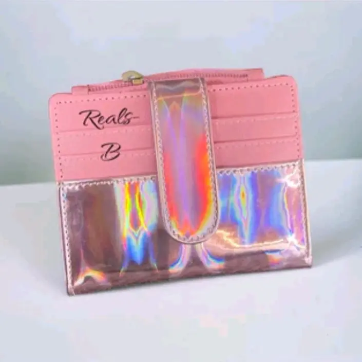 Dompet Kartu Lipat Mini Hologram Wanita Kulit - Model Terbaru 8