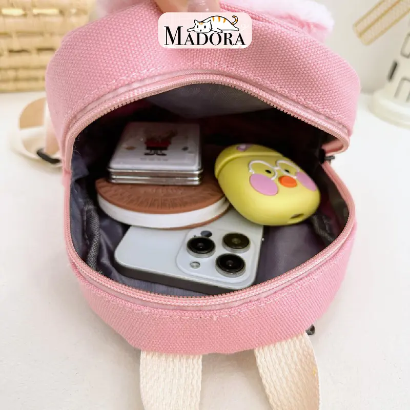 Madora Sanrio Family Mini Backpack Tas Ransel Sekolah Anak Karakter Kuromi Melody Lucu 3