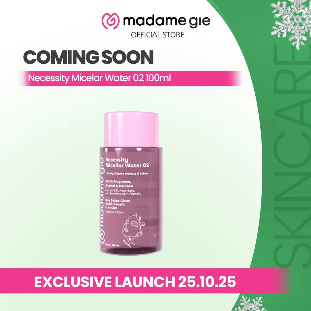 Madame Gie Necessity Micellar Water 02 100ml – Acne Care & Gentle Cleanser
