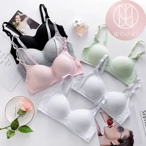 WOORI BH Seamless Bra Push Up Tanpa Kawat Style Pakaian Dalam Wanita High Quality 9007