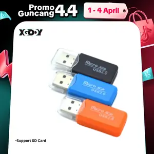XGODY Pembaca Kartu USB Single Port untuk Komputer, Proyektor dan Hard Drive Eksternal - Computer