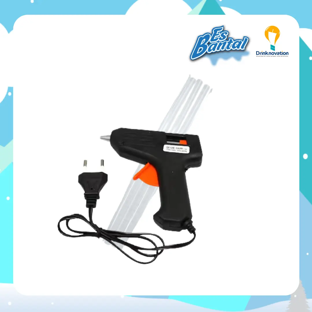 Alat Lem Tembak Glue Gun Untuk Segel Es Bantal Plus Refill