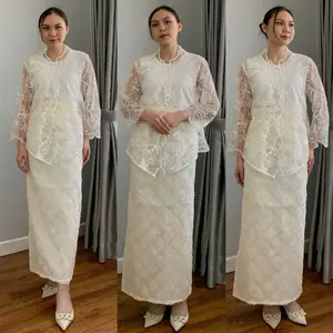 Lavina set /set brukat Wanita /set kondangan / kebaya wisuda / kebaya lamaran Setelan