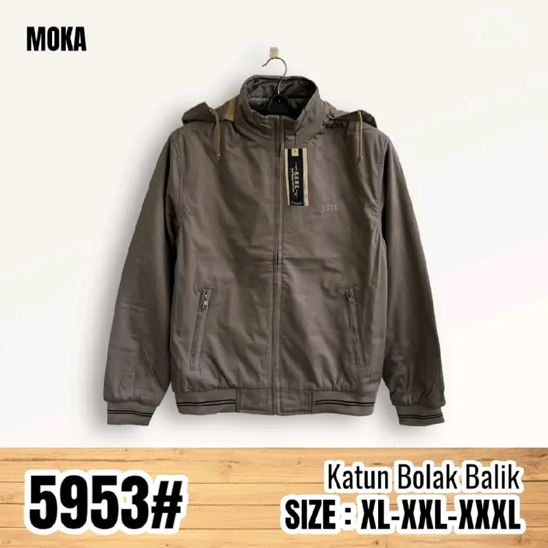 jaket import / jaket pria dewasa / jaket pria katun import / jaket katun pria terbaru 2023 Katun Musim dingin Polos Motif Lembut Kain Hijau Coklat Tebal Panjang Zipper Nyaman Abu Muda Keren Casual Kancing Cowok Kerja Distro Baju 1