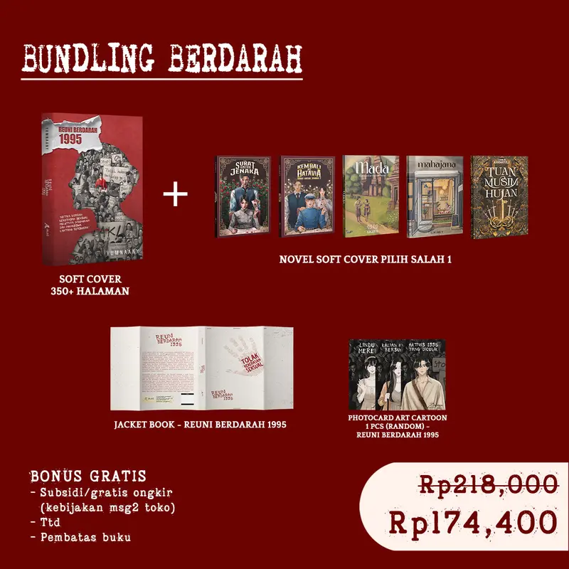 Batch 2 Buku Novel Reuni Berdarah 1995 -Akad - Bumi Fiksi 2