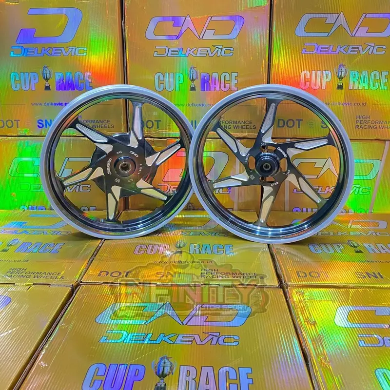 VELG DELKEVIC SIX STAR G-SPEED MIO SPORTY VARIO110/BEAT/SCOOPY VARIO125/150 MIO M3 VARIO ABS PCX 150 160 ABS CBSAEROX NMAX NEW/OLD Accessories Motorcycle 8