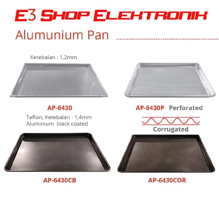 Gambar Getra Aluminium Bakery Pan AP-6430 Loyang Kompor Gas AP 6430 dari E3 Shop Elektronik Kota Administrasi Jakarta Utara Tokopedia