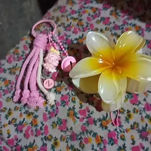 Gantungan Huruf Alphabet Bag Charm Keychain Abjad Akrilik Bag Charm Keychain Macrame gantungan tas lucu
