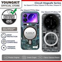 Gambar Youngkit Case Compatible For Xiaomi 17 Ultra / Xiaomi 17 Pro Max / Xiaomi 17 Pro - Circuit Magsafe Casing - Gray Circuit, Xiaomi 17 Ultra dari Youngkit Official Store Kota Administrasi Jakarta Utara 1 Tokopedia