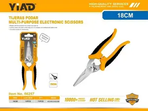 Scissors slot scissors - electronic scissors - 6-inch alloy stainless steel scissors - 8-inch iron sheet scissors - multi-functional strong scissors for electricians