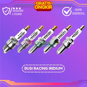 BUSI RACING IRIDIUM ORIGINAL / BUSI SUPER IRIDIUM ORIGINAL SEGEL HOLOGRAM BERGARANSI 1 TAHUN