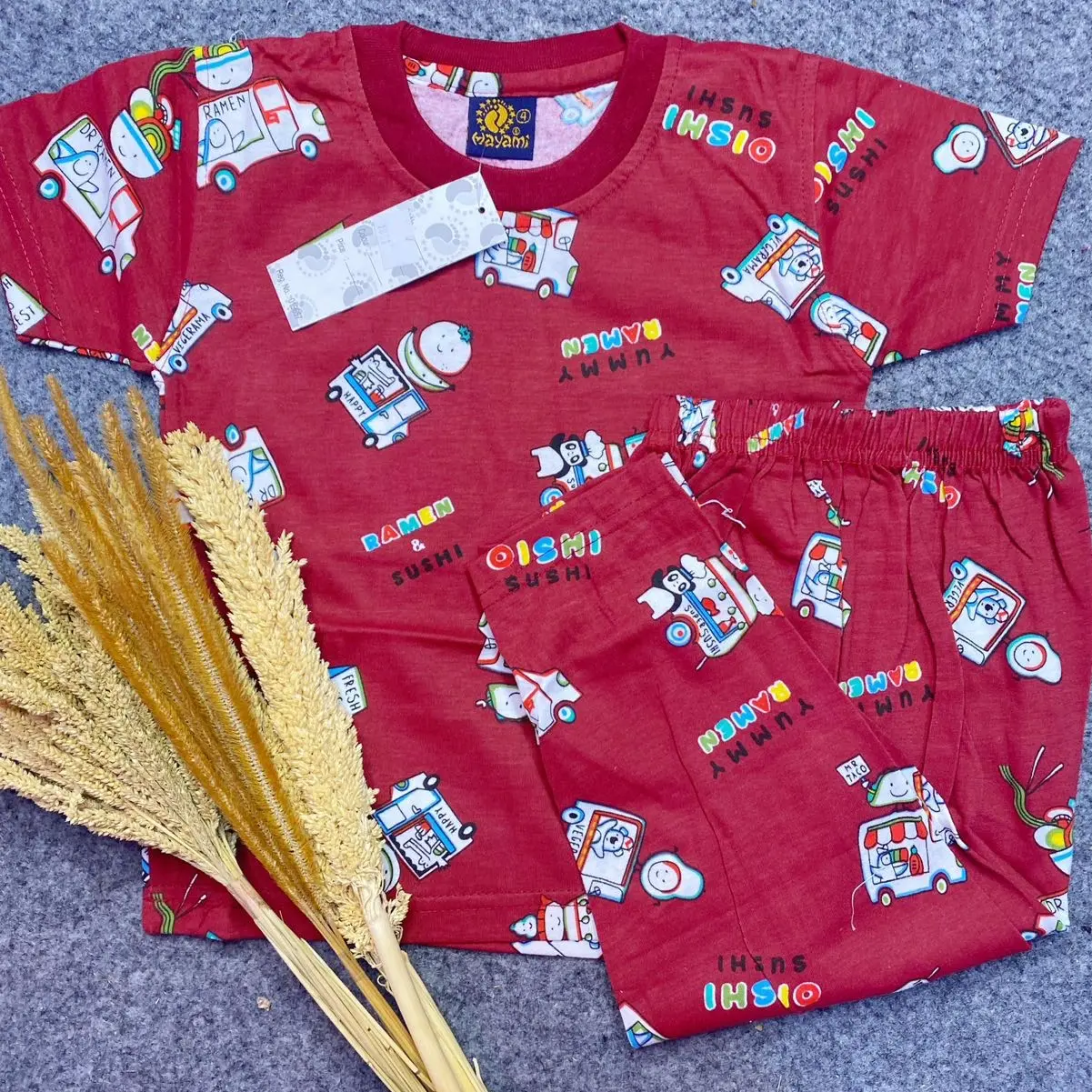 Piama Anak Satu Set Celana Panjang - Fashion Anak Terbaru
