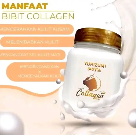 PROMO 2Pcs Yurizumi Collagen Lotion 150ML Bibit Collagen Mampu Memutihkan Badan 2