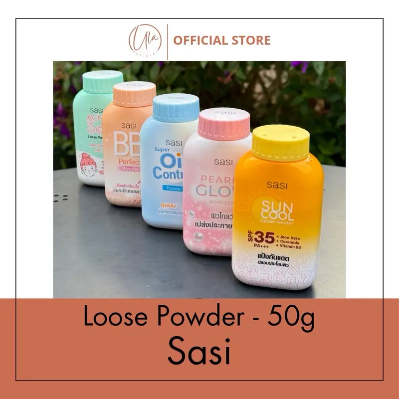 ula — Sasi Loose Powder / Bedak Tabur Oil Control / BB Perfect / Pearly Glow / Sun Cool / Acne Sol 0