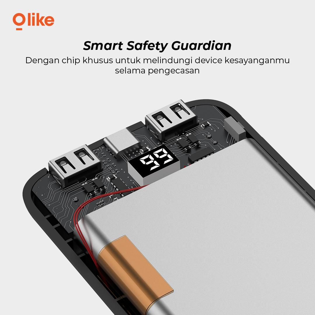 Olike Powerbank 20000mAh Smart Protection LED Display Safety Flight 3 Output Support P401- Garansi resmi 1 tahun Olike Powerbank 20000mAh Smart Protection LED Display Safety Flight 3 Output Support P401- Garansi resmi 1 tahun