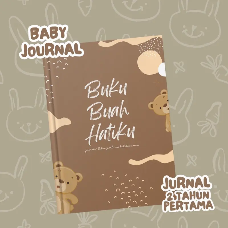 BUKU PERKEMBANGAN BAYI CUSTOM | Baby Journal custom cover | ALBUM FOTO BAYI | KADO LAHIRAN | ALBUM FOTO KELUARGA 0