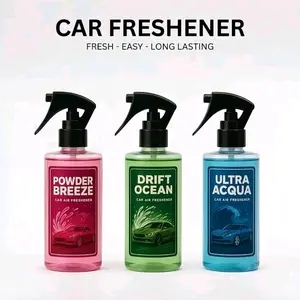 CAR FRESHNER 250ML pewangi mobil interior wangi mewah fresh Powder Breeze & Ultra Acqua untuk aroma tahan lama