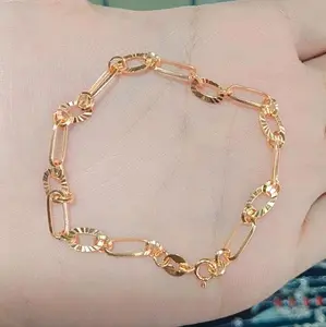 Bracelets & Bangles GELANG NORI UKIR + OVAL PERAK GOLD PERAK 925