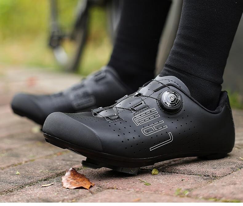 Product Introduction of LAMEDA New Cycling Professional Shoes Men Rubber Sole Bicycle Shoes Microfiber Upper Road Bike Unlocking Shoes 12