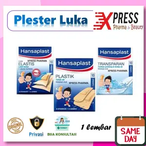 XPRESS ! Hansaplast Kain Plester Jumbo Plastik Transparan Hansaplas