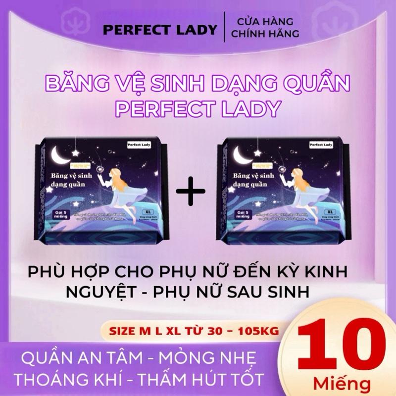 Băng vệ sinh dạng quần PERFECT LADY dùng được cả ngày và đêm phụ nữ sau sinh Tampon Nữ