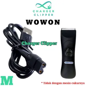 Kabel Charger Wowon Trimmer Pengisi Daya Mesin Cukur Wowon Charger Clipper #M
