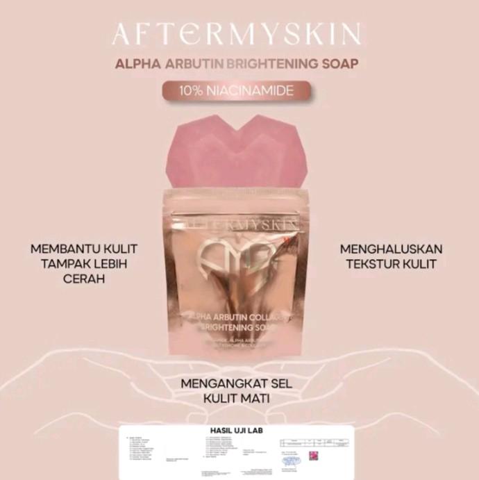 PROMO SABUN AFTERMYSKIN ️ORI sabun badan dan wajah 6