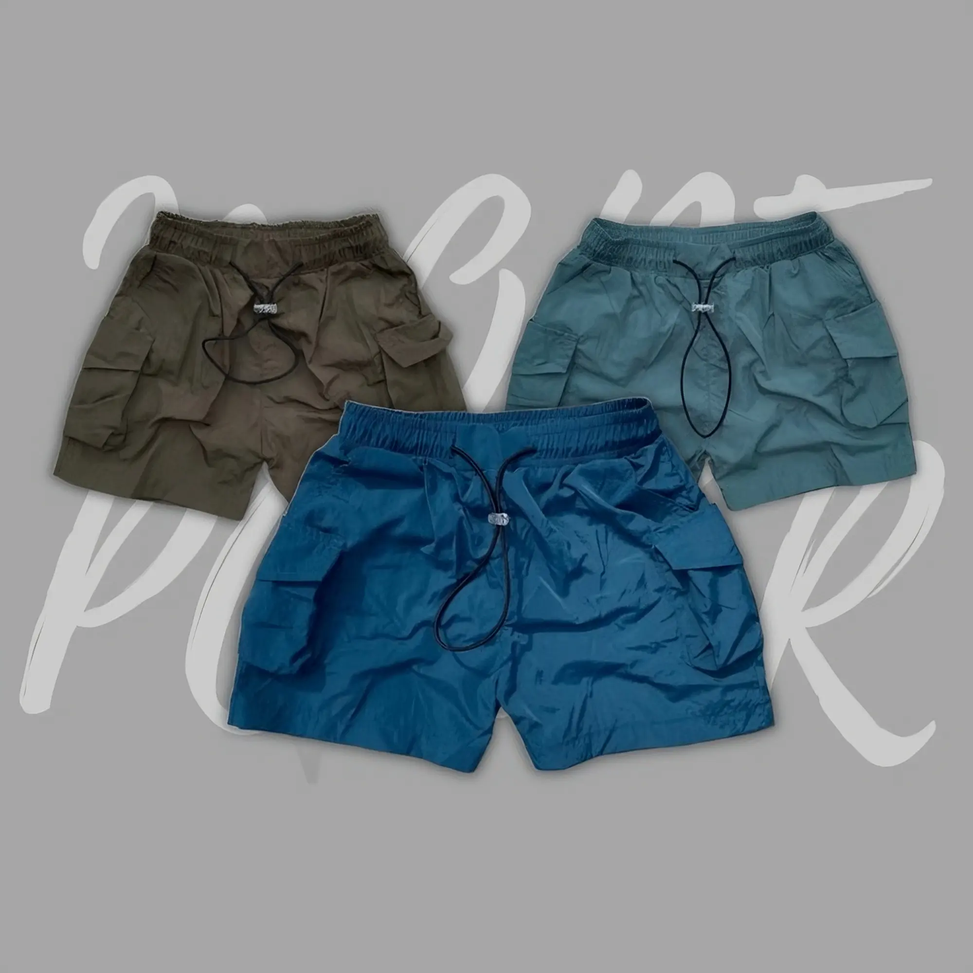 [PAKET 3 PCS] CELANA ANAK CARGO PARASUT PENDEK USIA 2-11 TAHUN MATTERIAL PARASUT LEMBUT