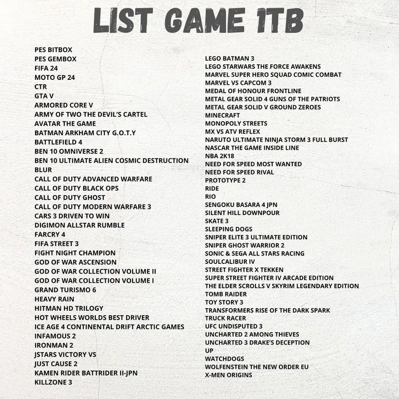 PS3 SLIM FULLGAME SERI 25 (  ASLI SERI 25 / JAMINAN VOID ASLI ) 7
