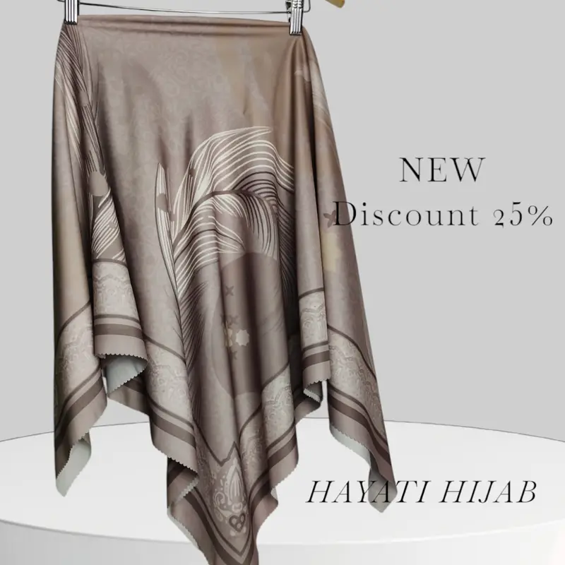 JILBAB MOTIF SEGIEMPAT  SPESIAL WARNA PERCOKLATAN TERBARU KEKINIAN BAHAN VOAL MURAH HARGA CUCI GUDANG UNTUK MUSLIMAH HARGA TURUN DRATIS 5