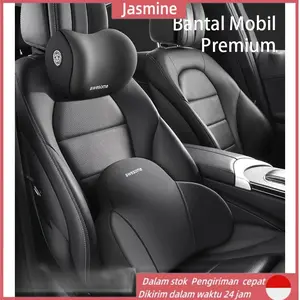 Bantal Mobil Mewah Sandaran Leher Punggung Big Memory Foam Kulit Premium Bantal Berkualitas Bantal Leher Mobil Sandaran Kepala Kursi Mobil Penumpang Car