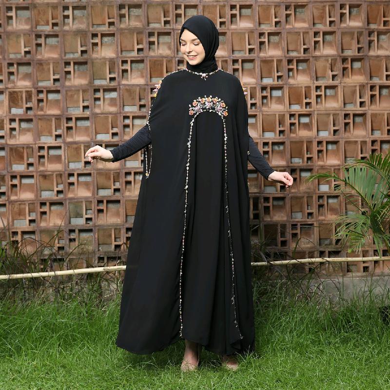 KAFTAN DAHLIA "TANPA DALAMAN" Lebaran Formal Panjang Mewah 9