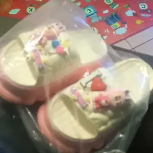 LUCKY SHOES LABUBU  Selop  Perempuan Imut & Lucu AntiSlip EVA Empuk Nyaman Size 24-35 Trendy dan AntiAir