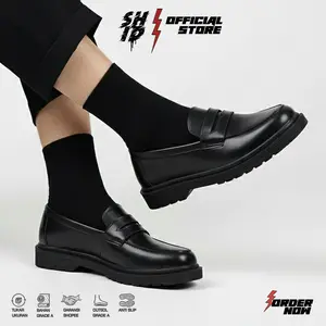 SHID Sepatu Formal Loafers Kerja Kantor Pria - Mevis