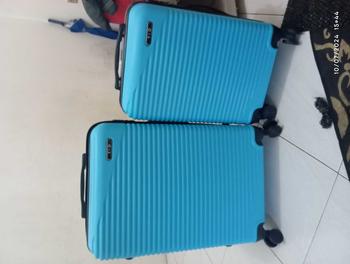 Product Review of Koper 1037 Bagasi Size 24inci Anti Lecet Tahan Banting Roda 4 Putar 360derajat Pin Lock from u**0 0