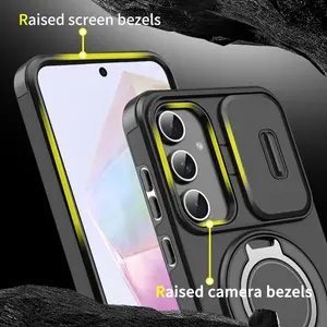 CASE FOR SAMSUNG S26 ULTRA / S26 PLUS / S26 CASE RING STANDING CAMERA SLIDE TERMURAH BEST SELLER