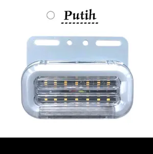 lampu bak samping running besar 2 baris Besi Car Kendaraan