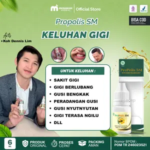 Propolis Sm Herbal Untuk Sakit Gigi Berlubang Gusi Bengkak Ngilu Mulut Bau