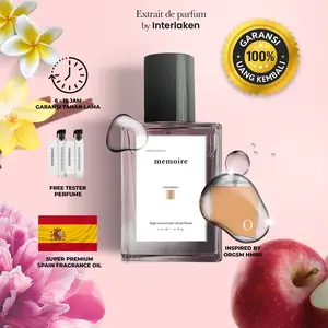 Memoire | Inspired by Hmn* Orgsm | Extrait de Parfum | Parfum Lembut dan Tahan Lama Perfume Wangi