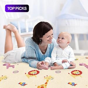 折りたたみ可能なベビー向けのよちい遊びマット／厚手フォーム素材、リビング・家庭用、子ども（キッズ向け）、快適で耐久性の高いフロアマット #トップスチョイス