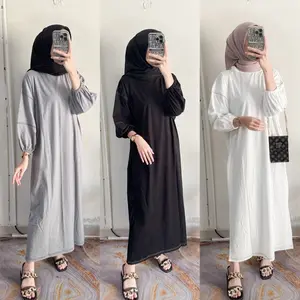 Siena Overdeck Midi Dres Busui Wanita Kekinian bahan kaos