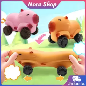 Mainan Dekompresi Dengan Roda Mainan Kapibara Yang Dapat Meregang Mainan Deformasi