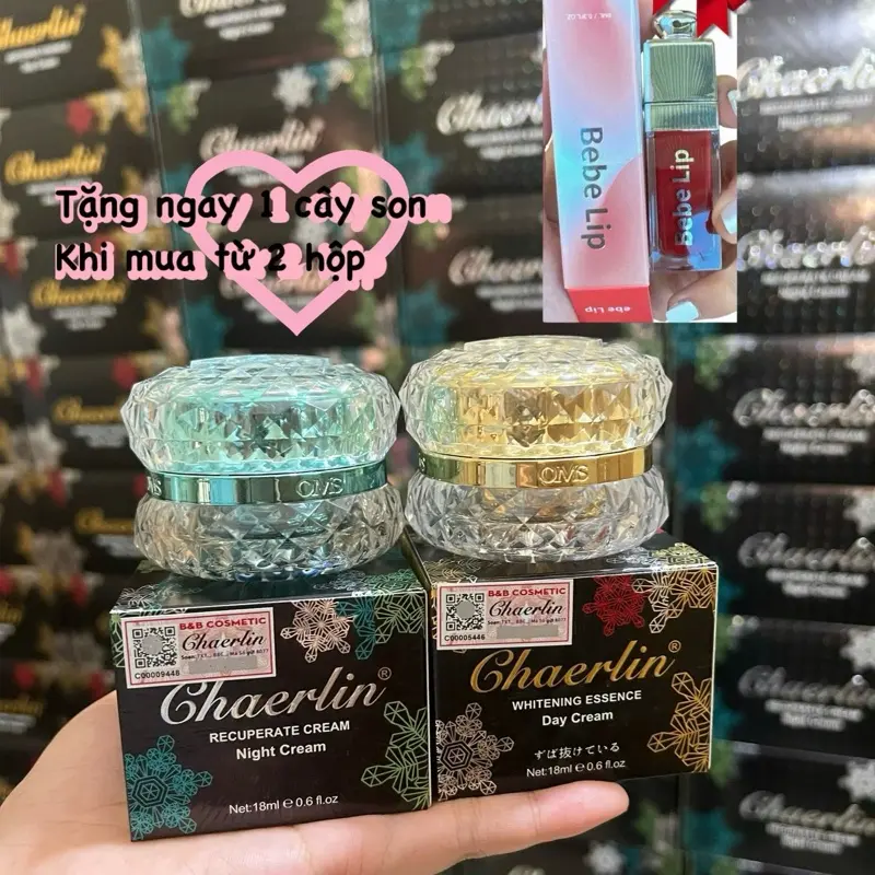 Kem face CHAERLIN kem ngày (18ml) kem đêm (18ml) hỗ trợ dưỡng da  Làm Đẹp Da Nữ Skincare