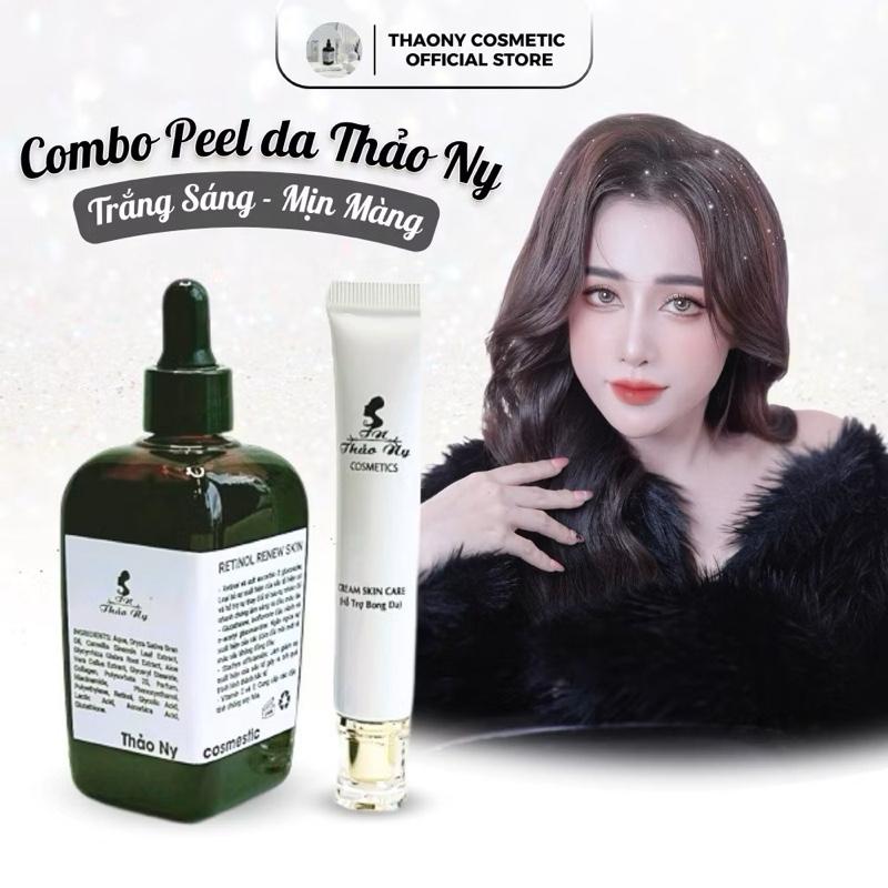 Combo PEEL DA 50ml bao gồm RETINOL SKIN THẢO NY 50ml và kem face bong 20g DÀNH CHO DA MỤN NÁM TÀN NHAN SẸO Rổ Skincare Chăm Sóc Da Làm Đẹp Da Serum