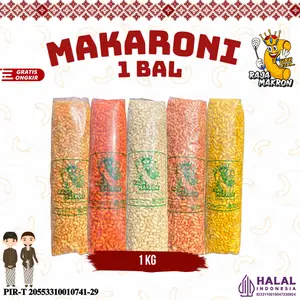 MAKARONI KRESS BANTAT 1/2 BAL & 1 BAL 5 VARIAN  RASA Food Snacks Pedas Crispy Cemilan Asin Makanan
