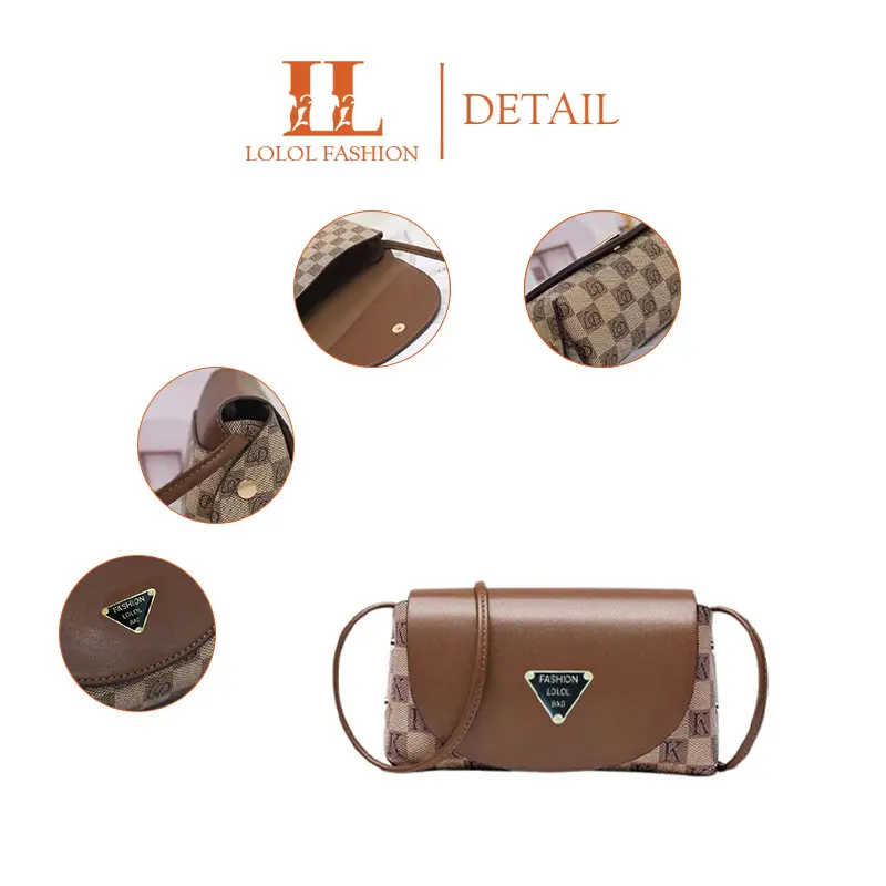 LOLOL Fashion: Tas Selempang Wanita Sling Bag Wanita Ta Tas Wanita Terbaru 2024 -A 3312 3