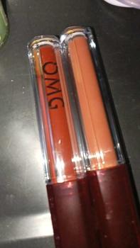 Product Review of OMBRE OMG LIPCREAM NO 14 CAPPUCINO & NO 12 SCARLETT Waterproof from S**a b**a 0