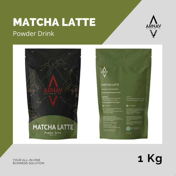 Gambar Matcha Latte Powder Drink Arnav 1 Kg - Minuman Bubuk Matcha Susu dari Bubuqu Powder Kota Administrasi Jakarta Barat Tokopedia