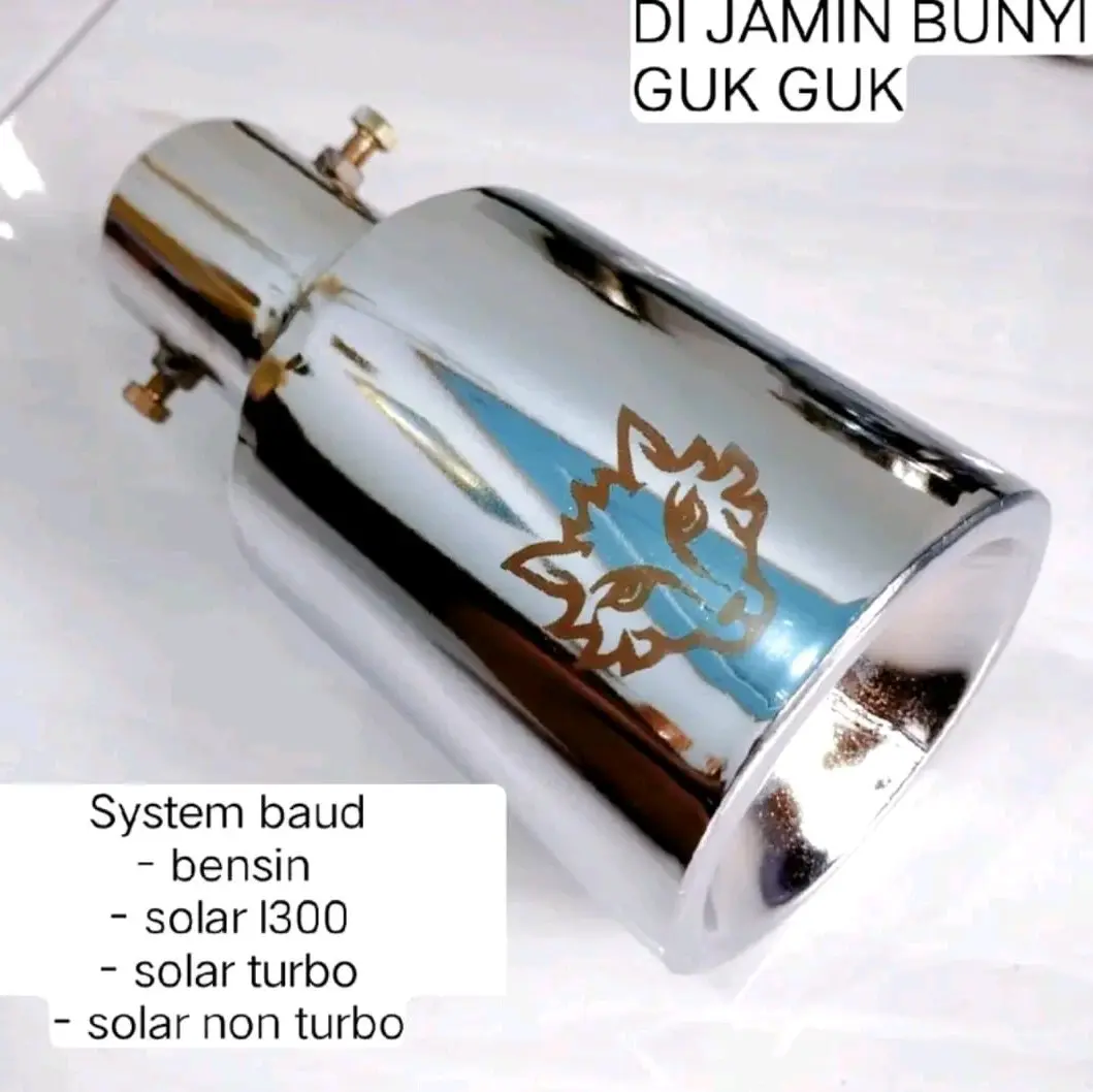 knalpot mobil srigala sistem baud untuk semua type mobil bensin dan solar truck non turbo dan truk turbo dll