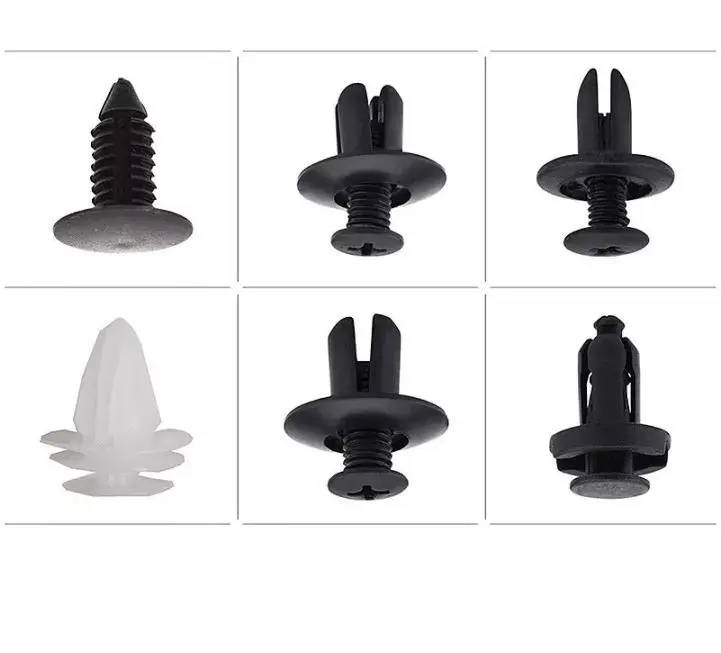 620 PCS Campuran Auto Fastener Kendaraan Bumper Fender Retainer Keling Klip Paku Klip Bumper Mobil Untuk Semua Mobil Universal Plastik Fastener Klip 2